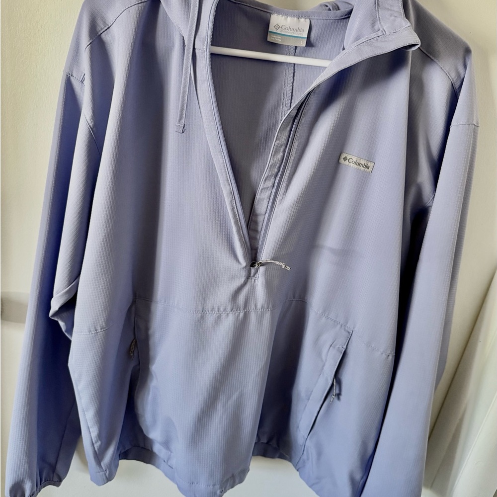 Columbia jacket 1/2 zip sun shirt